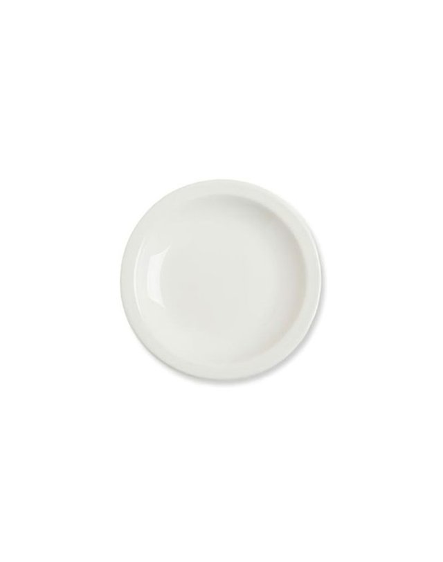 시라쿠스 [갤러리아] 시라쿠스 뉴욕 화이트 원형 접시 18cm (7인치) 샐러드접시 착용컷