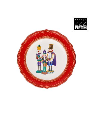 [갤러리아] 222fifth 크리스마스 로얄팰리스 접시 16cm 레드