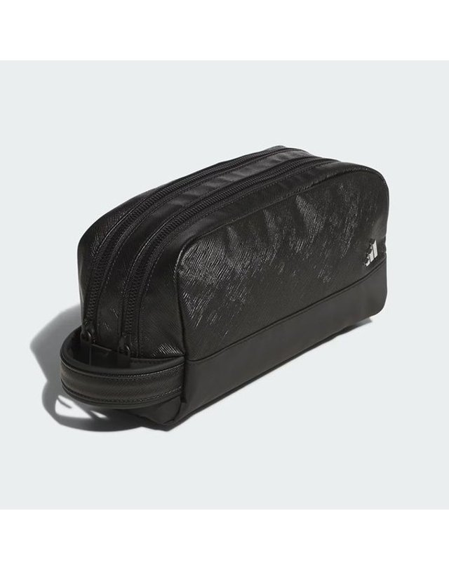 아디다스골프 [갤러리아] [아디다스 골프][공용]PU Leather 2WAY 지퍼 골프 파우치[JZ4378] 착용컷