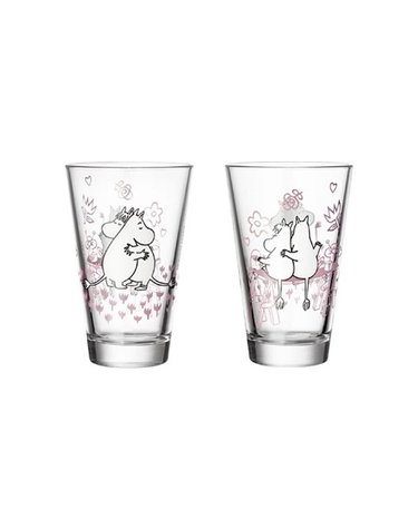 [갤러리아] [이딸라] 무민 글라스잔 러브 300ml [30주년 기념]_1083244
