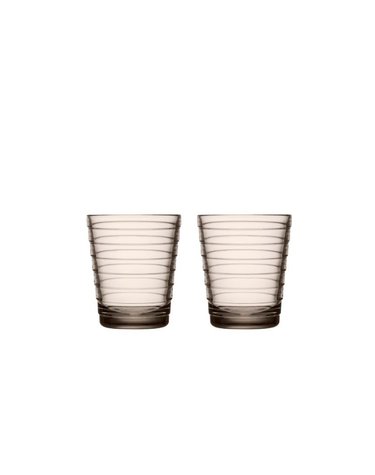 [갤러리아] [이딸라] 아이노 알토 유리컵 220ml 린넨 2개입_1051122