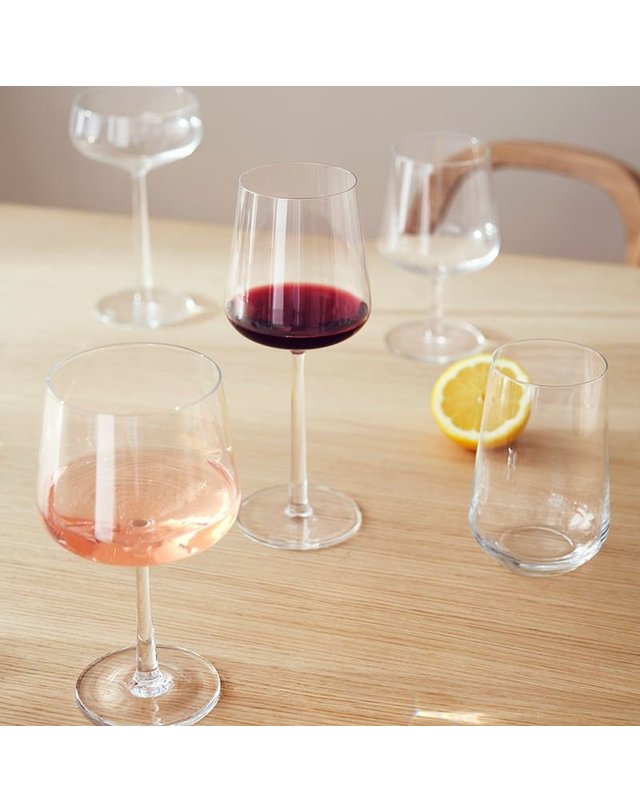 이딸라 [갤러리아] [이딸라] 에센스 레드 와인잔 450ml 4개 [연간 기프트] 착용컷