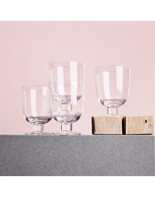 이딸라 [갤러리아] [이딸라] 렘삐 유리잔 340ml 클리어 2개입_1008683 착용컷