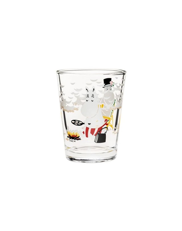 이딸라 [갤러리아] [이딸라] 무민 유리컵 220ml 낚시 앤 투게더 [연간 기프트] 착용컷