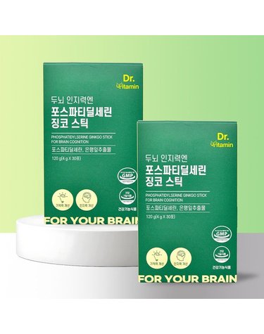 [갤러리아] DT 두뇌 인지력엔 포스파티딜세린 징코 스틱 30포 2박스