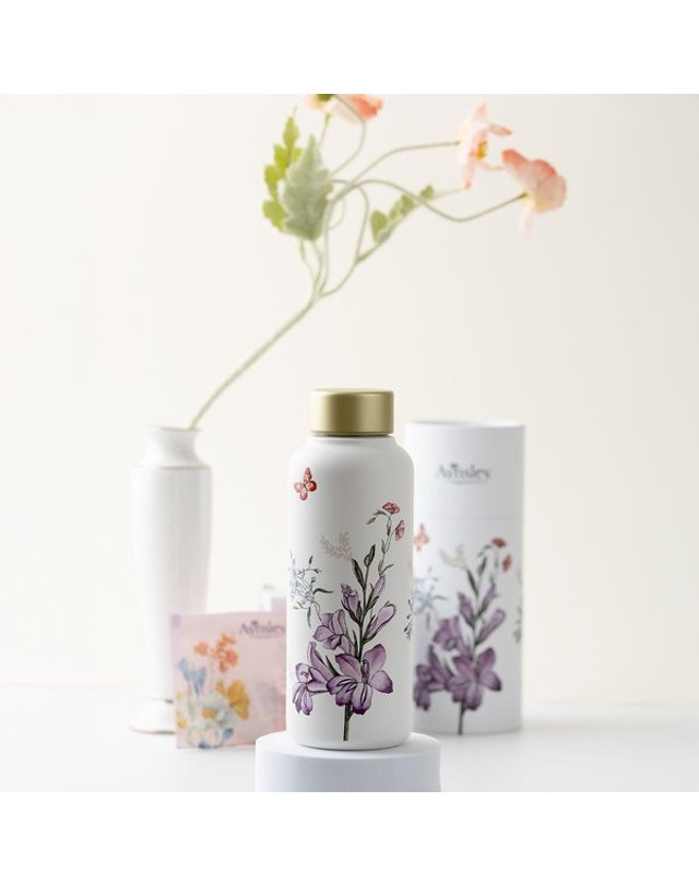 앤슬리 [갤러리아] [앤슬리] 잉글리시 티가든 텀블러 400ml (화이트,터콰이즈,옐로우) 착용컷