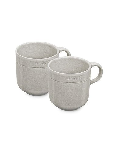 [갤러리아] 1+1 [스타우브] 머그 L 12cm 화이트 트러플 (ST40508-034)