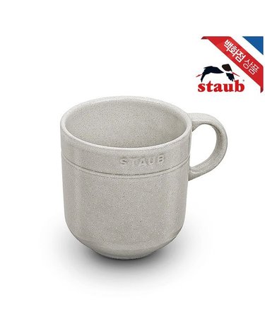 [갤러리아] [스타우브] 머그 L 12cm 화이트 트러플 (ST40508-034)