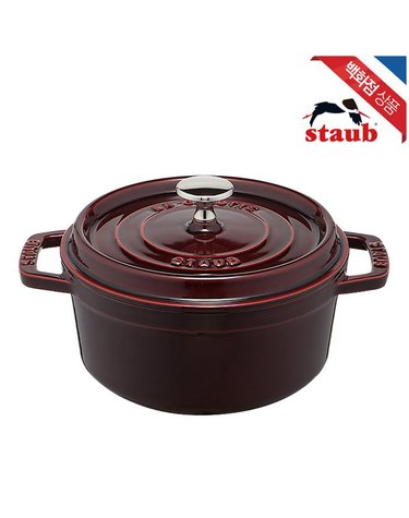 [갤러리아] [스타우브] 원형 꼬꼬떼 18cm 석류레드 (ST101887)