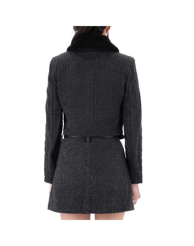 셀프포트레이트 셀프포트레이트 텍스처 데님 자켓 RS25820JGR GREY 착용컷