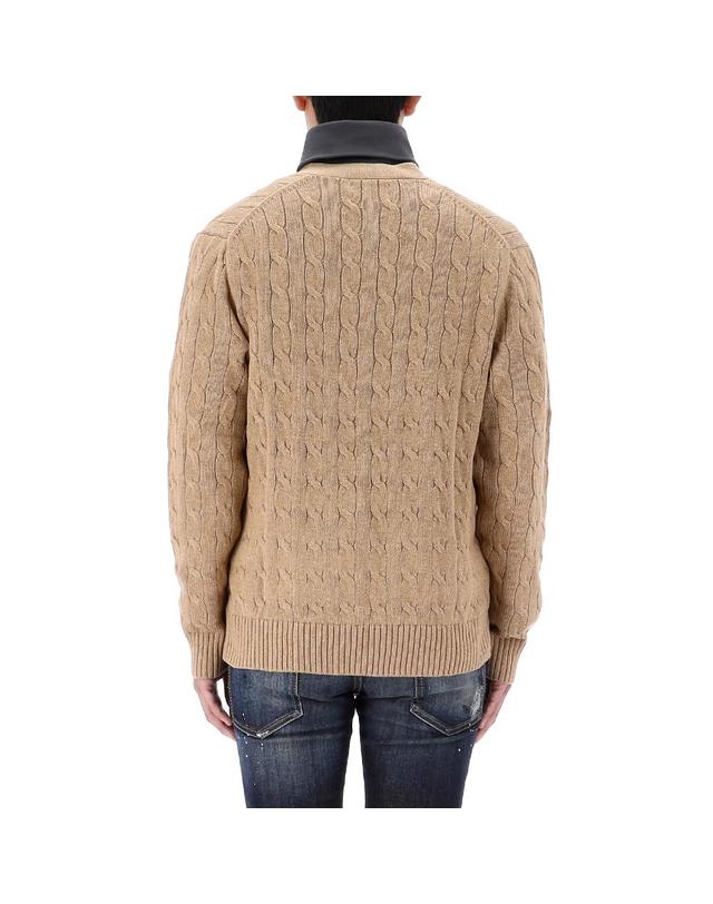 폴로 랄프로렌 26SS 폴로랄프로렌 포니 로고 케이블 니트 가디건 710890548 006 착용컷