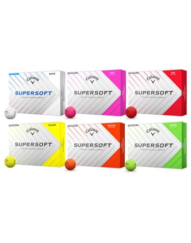 [캘러웨이정품]로고무료인쇄 25년 슈퍼소프트 SUPER SOFT 골프공 (12구 2피스) GF
