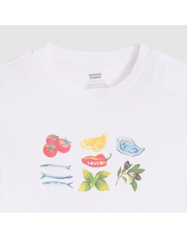 리바이스 [갤러리아] 여성 그래픽 에센셜 스포티 티셔츠 (A8798-0090) 착용컷