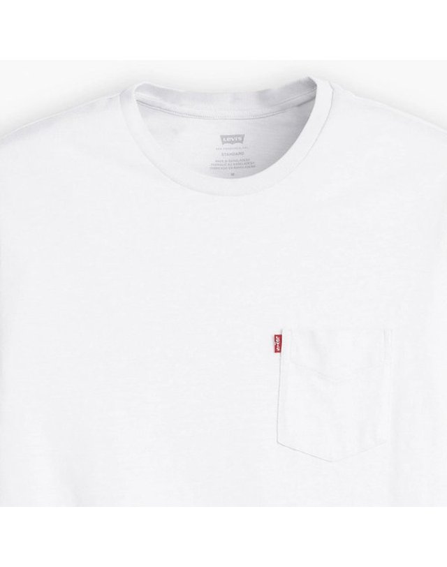 리바이스 [갤러리아] 남녀공용 헤비웨이트 포켓 티셔츠 (A8605-0000) 착용컷
