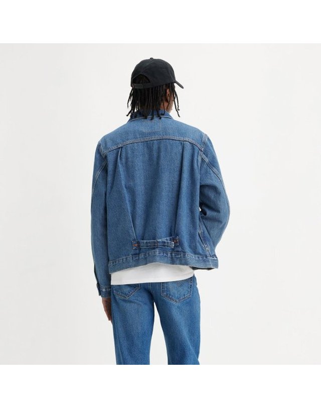 리바이스 [갤러리아] 남성 TYPE 1 데님 트러커 자켓(A3174-0004) 착용컷