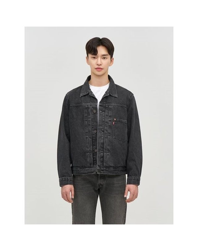 리바이스 [갤러리아] 남성 TYPE 1 데님 트러커 자켓(A3174-0000) 착용컷