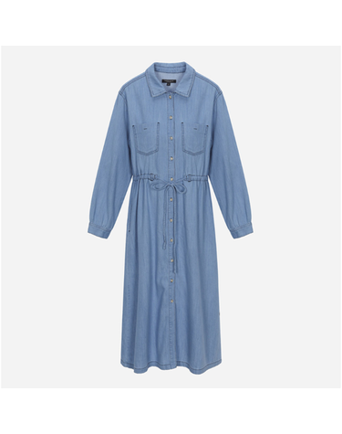 [갤러리아] [써스데이아일랜드]2025 F/W 인디고 데님 풀오픈 원피스 (T256MOP321W)
