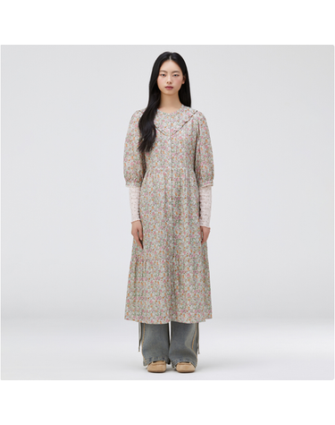 [갤러리아] [써스데이아일랜드] 2026 S/S 프릴 요크 풀오픈 원피스 (T262MOP137W)