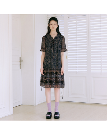 [갤러리아] [써스데이아일랜드] 2026 S/S 데일리 잔꽃 패턴 원피스 (T264MOP235W)