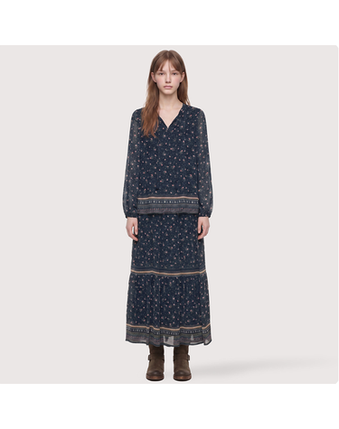 [갤러리아] [써스데이아일랜드]2026 F/W 플라워 에스닉 블라우스(T266MBL138W)