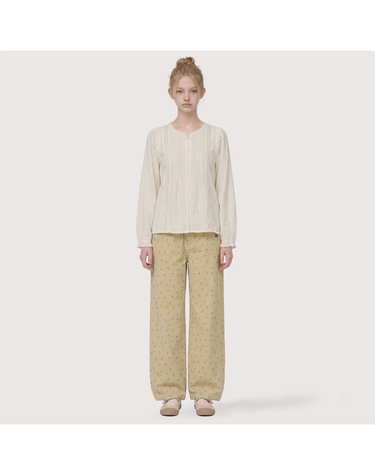 [갤러리아] [써스데이아일랜드]2026 F/W 레이스 믹스 블라우스(T266MBL157W)