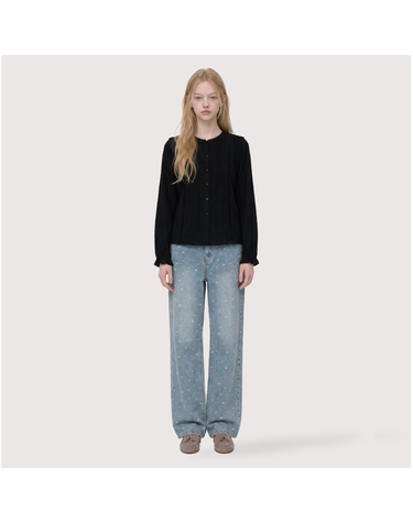 [갤러리아] [써스데이아일랜드]2026 F/W 레이스 믹스 블라우스(T266MBL160W)