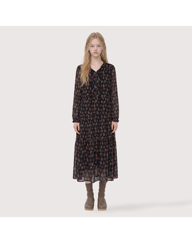[갤러리아] [써스데이아일랜드] 2026 F/W 프릴 플라워 패턴 롱 원피스 (T266MOP137W)