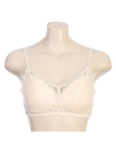 [갤러리아] G/비비안 수입 자가드레이스 삼각패드 브라렛(BR1990A)CR