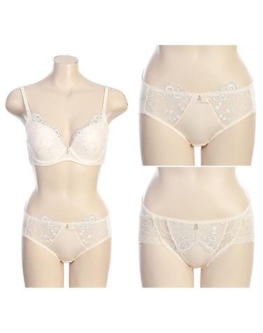 [갤러리아] G/비비안 꾸뛰르 고급스러운 패치자수 브래지어1 팬티2세트(BP978A/A/P)CR