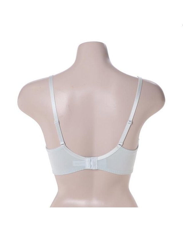 비비안 [갤러리아] 비비안 파스텔블루 수입레이스 푸쉬업 몰드 브라 BR1953A/LGRY 착용컷