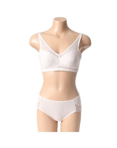 [갤러리아] [비비안]편안한 부유방커버 노와이어 부직포 브라 팬티세트 BR346A BP346AB_PK