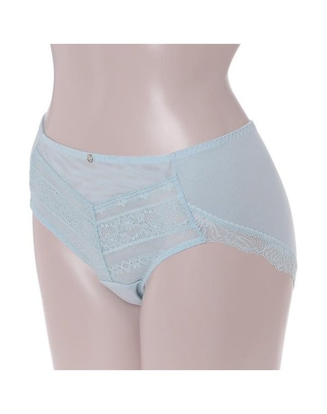 비비안 [갤러리아] [비비안]2026 S/S 더블 캐치 핏 부인용 레이스팬티 BP0800B/SBL 착용컷