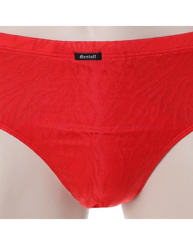 비비안 [갤러리아] [비비안]호피 자가드프린트 남성 삼각팬티 PT2100G/RED 착용컷