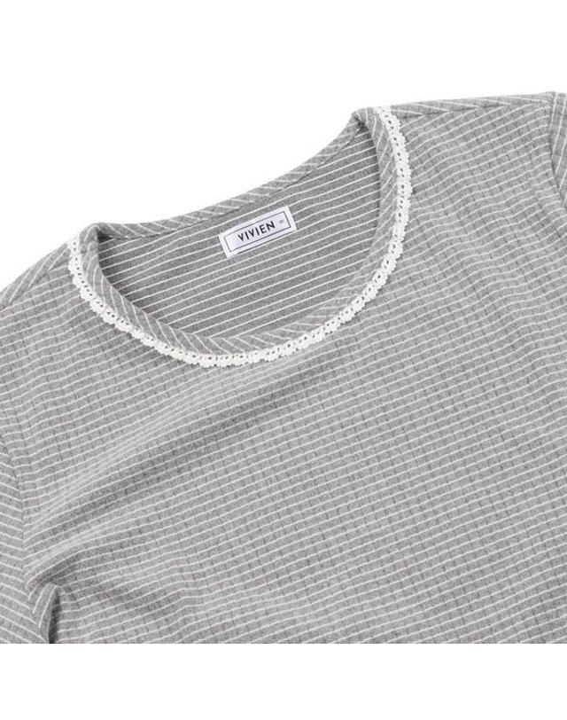 비비안 [갤러리아] [비비안]포근하고 따듯한 코트나소재 여성잠옷세트 EZ1986/EZ1986P 착용컷