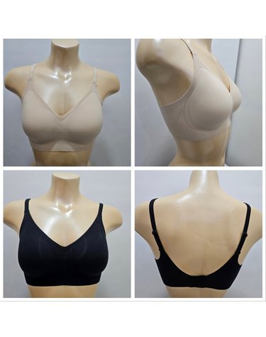 [갤러리아] 갤러리아 비비안 부드럽고 편한무봉제 심리스 노와이어 브래지어 (BR1848A)