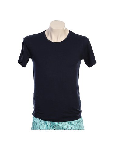 [갤러리아] G/면 리오셀 스판 솔리드 남성 반팔티 런닝(RU1243T)NAVY