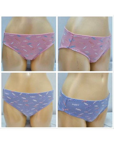 [갤러리아] [비비안]귀여운 캔디 여성 면모달 팬티  2종SET  PT7260 BL PK