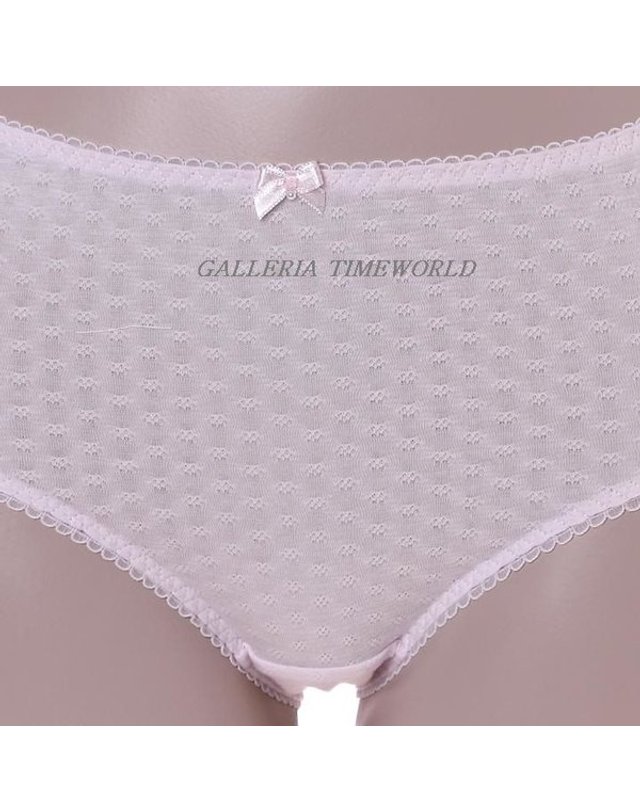 비비안 [갤러리아] [비비안]부인용 눈꽃 엠보싱 면스판 여성팬티 PT7407/PK 착용컷