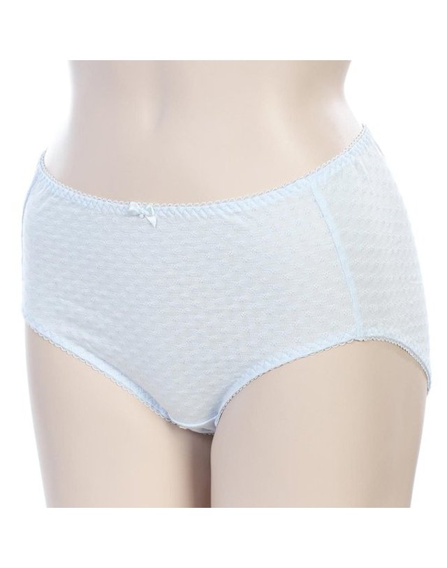 비비안 [갤러리아] G/부인용 엠보싱 면스판 팬티(PT7407)BL 착용컷