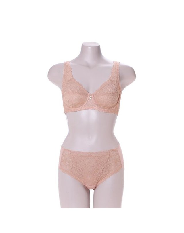 비비안 [갤러리아] [비비안][D,E,F컵]홑겹 기능성풀컵브라 햄팬티세트(BR3513Q/BP3513P/2C) 착용컷