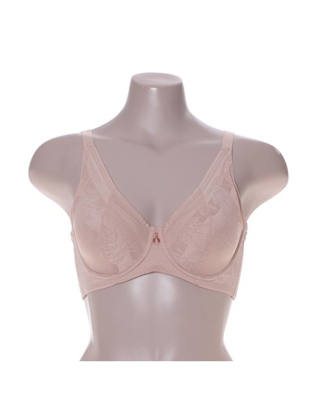 비비안 [갤러리아] [비비안][D,E,F,G컵]매끈한컵선 자가드 기능성 풀컵브라(BR3522Q/2C) 착용컷