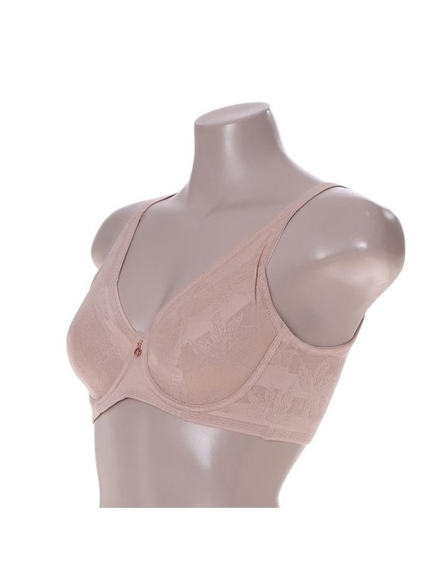 비비안 [갤러리아] [비비안][D,E,F,G컵]매끈한컵선 자가드 기능성 풀컵브라(BR3522Q/2C) 착용컷
