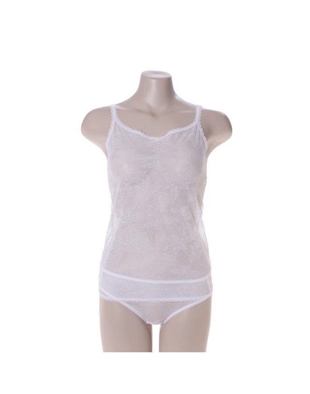 비비안 [갤러리아] [비비안]올오버레이스 여성런닝 RU7386/2C 착용컷