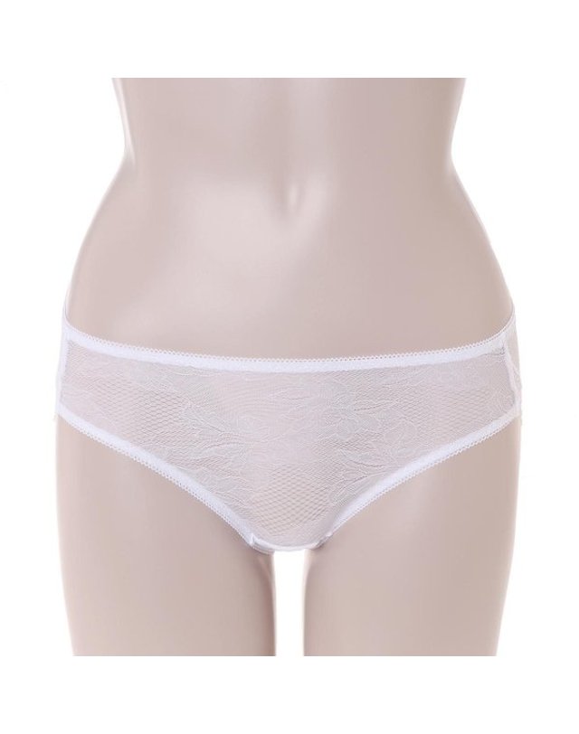 비비안 [갤러리아] [비비안]올오버레이스 여성런닝 팬티세트 RU7386/PT7386P/WH 착용컷