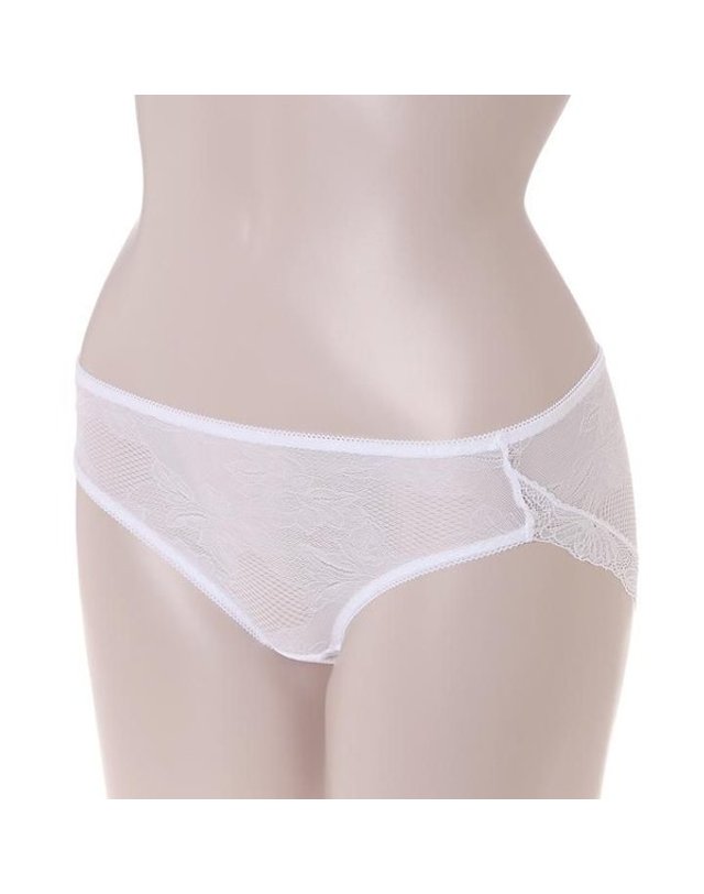 비비안 [갤러리아] [비비안]올오버레이스 여성런닝 팬티세트 RU7386/PT7386P/WH 착용컷