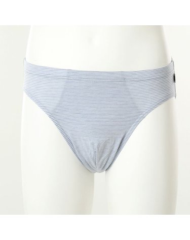[갤러리아] 남)부드러운 터치감 수입 모달 멜란지스판 스트라이프 삼각팬티(WMP2446P BU)