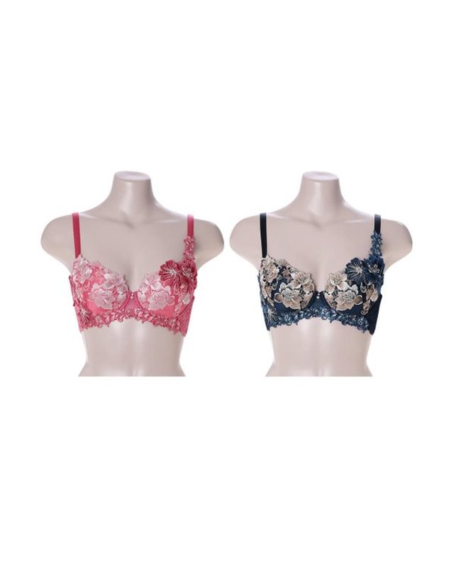 와코루 [갤러리아] [와코루]B컵]살루트 언밸런스 풀 레이스 패드 브라 [DBR0467B/NB] 착용컷