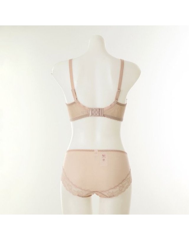 와코루 [갤러리아] [여]퍼펙트핏 세미보정 풀컵브라 레이스팬티세트 A컵(WBRP021A WPTP021A) 착용컷