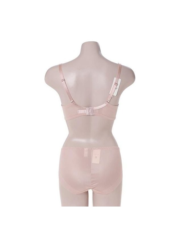 와코루 [갤러리아] 와코루[C컵]살루트 블링블링호일프린트랏셀 홑겹브라+햄팬티[DBR0465C DPTH/SK] 착용컷