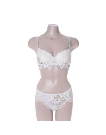 [갤러리아] 와코루]A컵}살루트 오리엔탈 패드브라+백레이스팬티[DBR0473A DPT0473A/WH]